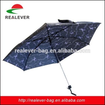 Purple fantasy butterfly umbrella with logo design