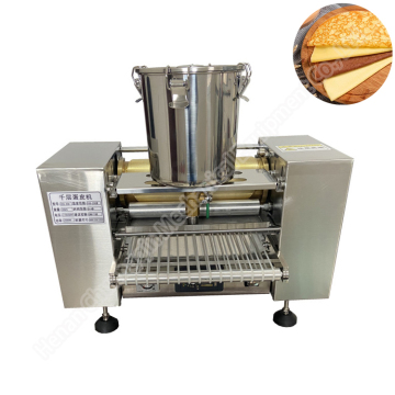 Machine Crepe Crust Machine: เครื่องทำเค้กและเครื่องสร้างเครป