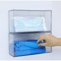 Distribuidor de luvas médicas PET transparente