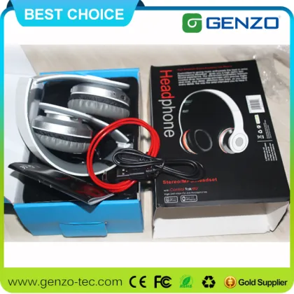 Wireless stereo bluetooth noise cancelling headphones with 3.5mm audio plug