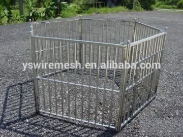 folding metal dog fence