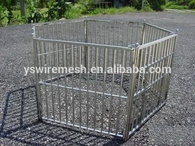 folding metal dog fence