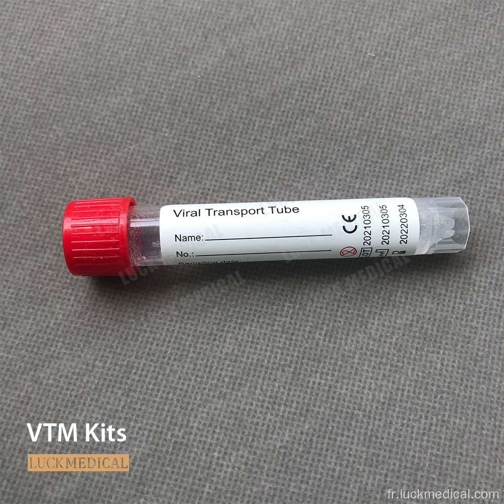 Kit VTM / UTM Kit de test viral de haute qualité