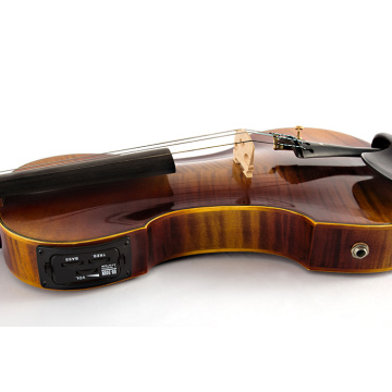 No F whole weak tone eletroacoustical violin