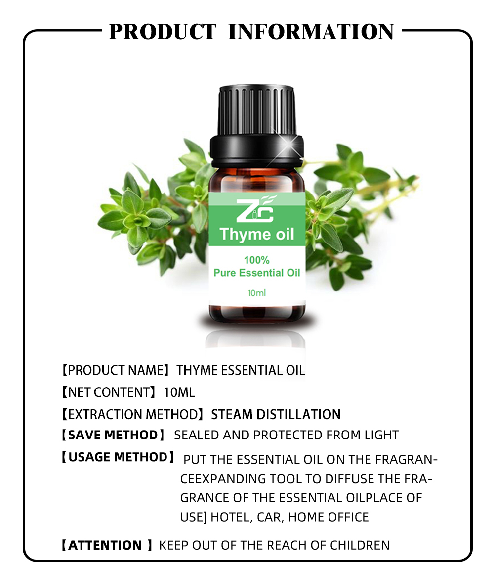 Natural Plant Thyme Essential Oil for Food Additives