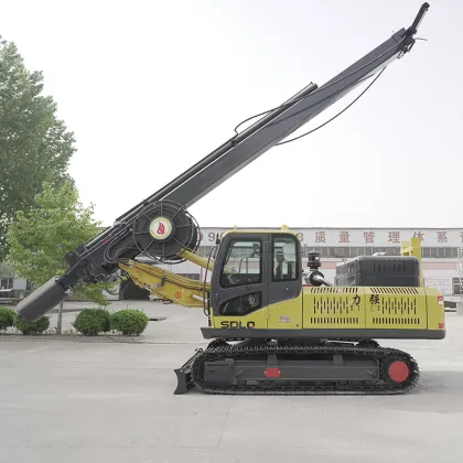 Electric Vibrating Hammer Pile Driver for Ground Screws and Square Rod Piles