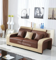 Combinazione di divani imbottiti in pelle stile francese