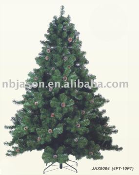 christmas tree with pine christmas gift