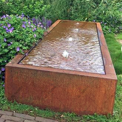 Decorative Corten Steel Water Fountains