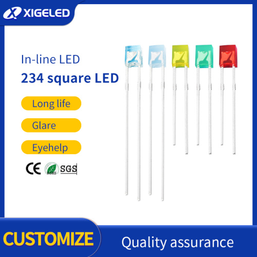 Sıralı LED kare renkli LED lamba boncukları