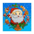 Garland Santa Claus Diamond Painting 30 * 30