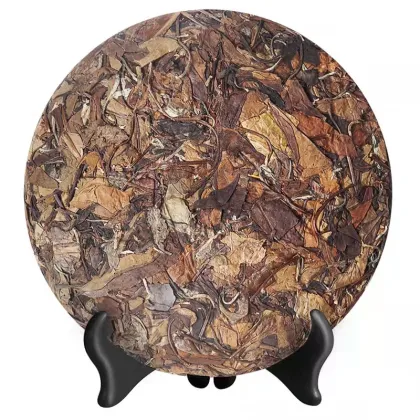 Fuding Shoumei White Tea Cake - Aged Compressed White Tea for Weight Loss, Fujian, China