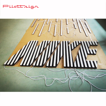 Acrylic neon outdoor custom brand Logo