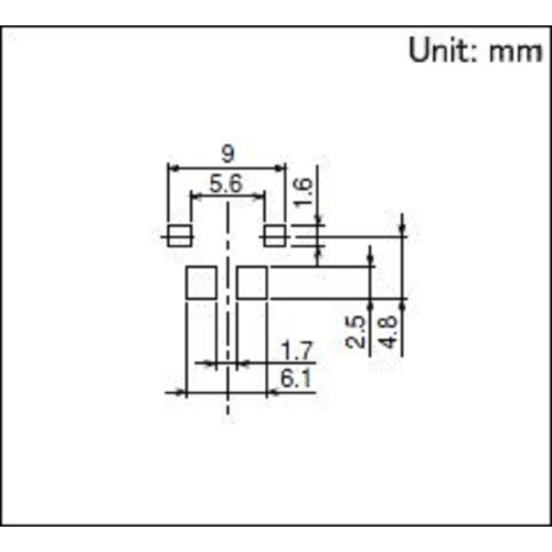 Surface Mount Switch without Positioning Pin