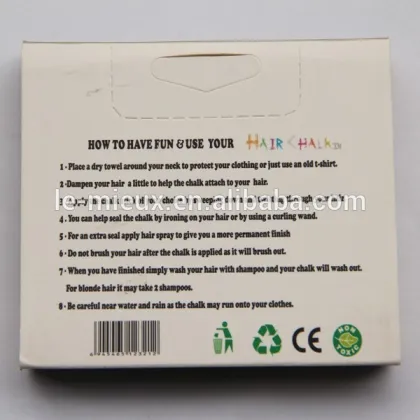 EN 71 Standard Color Hair Dye Chalk