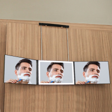 Portable Barber Haircutting 3 Way Mirror