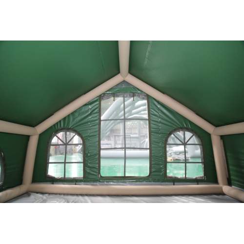 Oxford Fabric Camo Inflatable Tent for Wilderness Camping