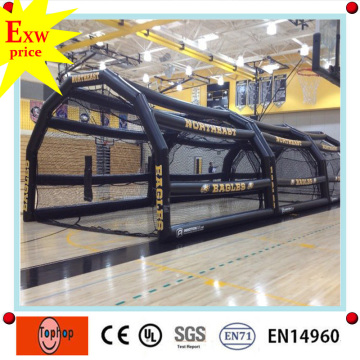 Airtight PVC inflatable toys sports game inflatable baseball batting cage with wholesale net netting for sale