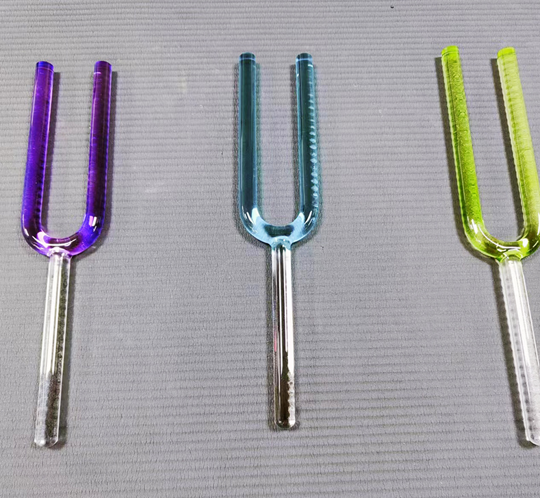 Q're crystal tuning fork three color set