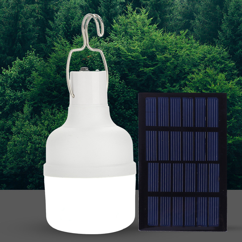 Solar Powered Light Bulb Built In Battery