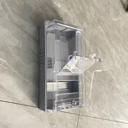 Transparent Electrical Energy Meter Box