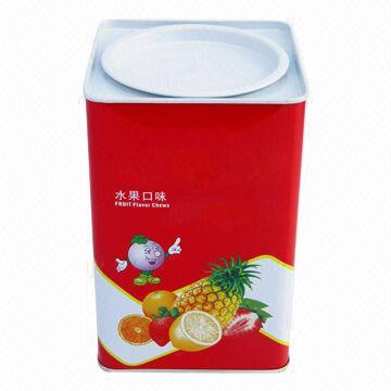 Tin Box, CMYK Offset Printing, Made of 0.23 to 0.25mm Tinplate, FDA/LFGB/EN71 Mark