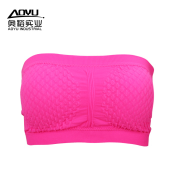 Wholesale Women Padded Yoga Tube Seamless Bra