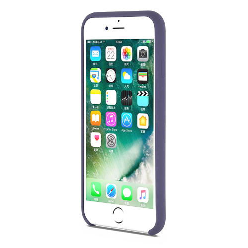 Liquid silicone custom pc case for iphone 7 plus