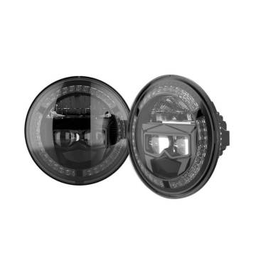 7 Inch Round LED Work Light Headlight Kit with DRL and Hi/Lo Beam
