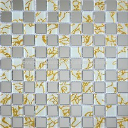 mirror glass mosaic,gold dragon,yellow and silver,fashion,store door wall board