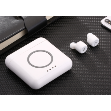 White Bluetooth Earphone True Wireless Earphone
