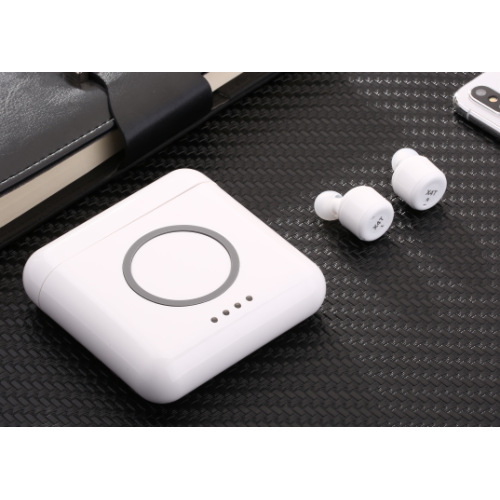 White Bluetooth Earphone True Wireless Earphone