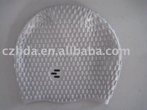 Bubbles Silicone Swim Cap