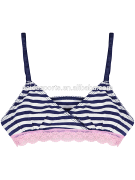 2016 new style cotton little girls print underwear set top