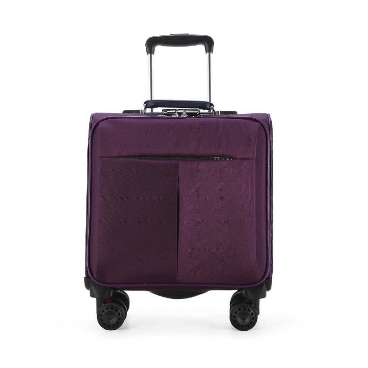 Purple trolley bag