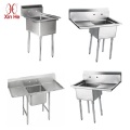 Commercial Kitchen Compartment Sink With Drainboard