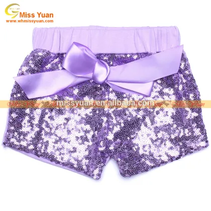 Kids stage performance sequins short pant