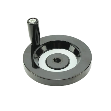 China CNC -Maschine obere Gewindeschraube/Keyway rotierendes Zifferblatt Handrad mit Kunststoff Bakelit Massivfahrradhandrad