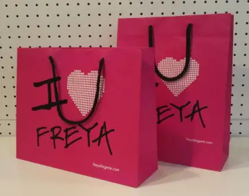 matt lamination rope handle art paper bag