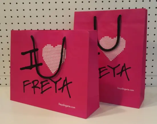 matt lamination rope handle art paper bag