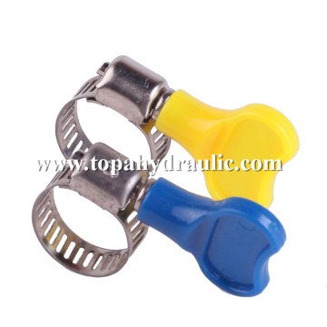 Quick release silicone hose 4 inch hose clamp