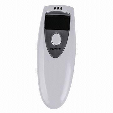 Digital breath alcohol tester with digital display