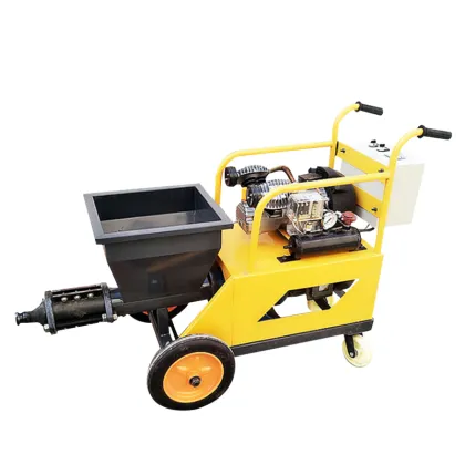 High Pressure Non-Gas Spraying Putty Machine Plastering Station Mortar Spraying Machine