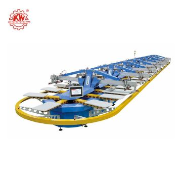 Kinwah completamente automatico touch screen oval oval serigrafia per le magliette