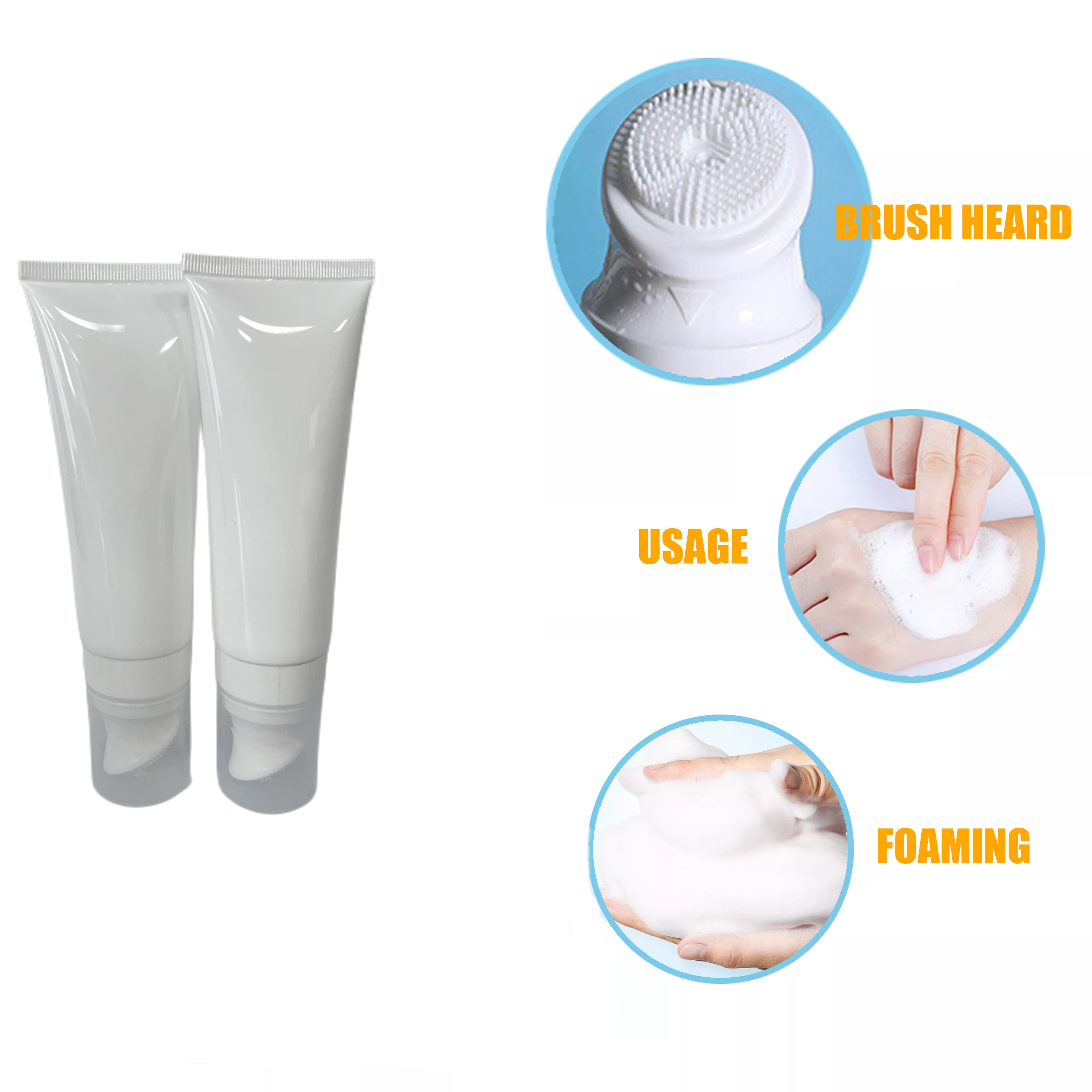 Facial Cleanser Cosmetic Tube