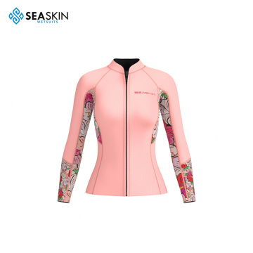 Seaskin 2mm New Women Surfing Jacket Long Sleeve