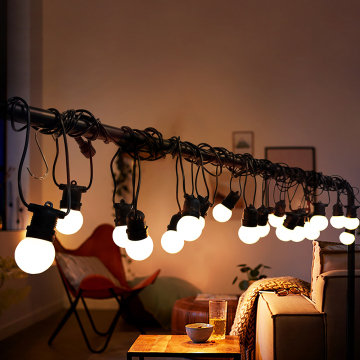 Custom Size High Quality Outdoor LED G50 String Lighting