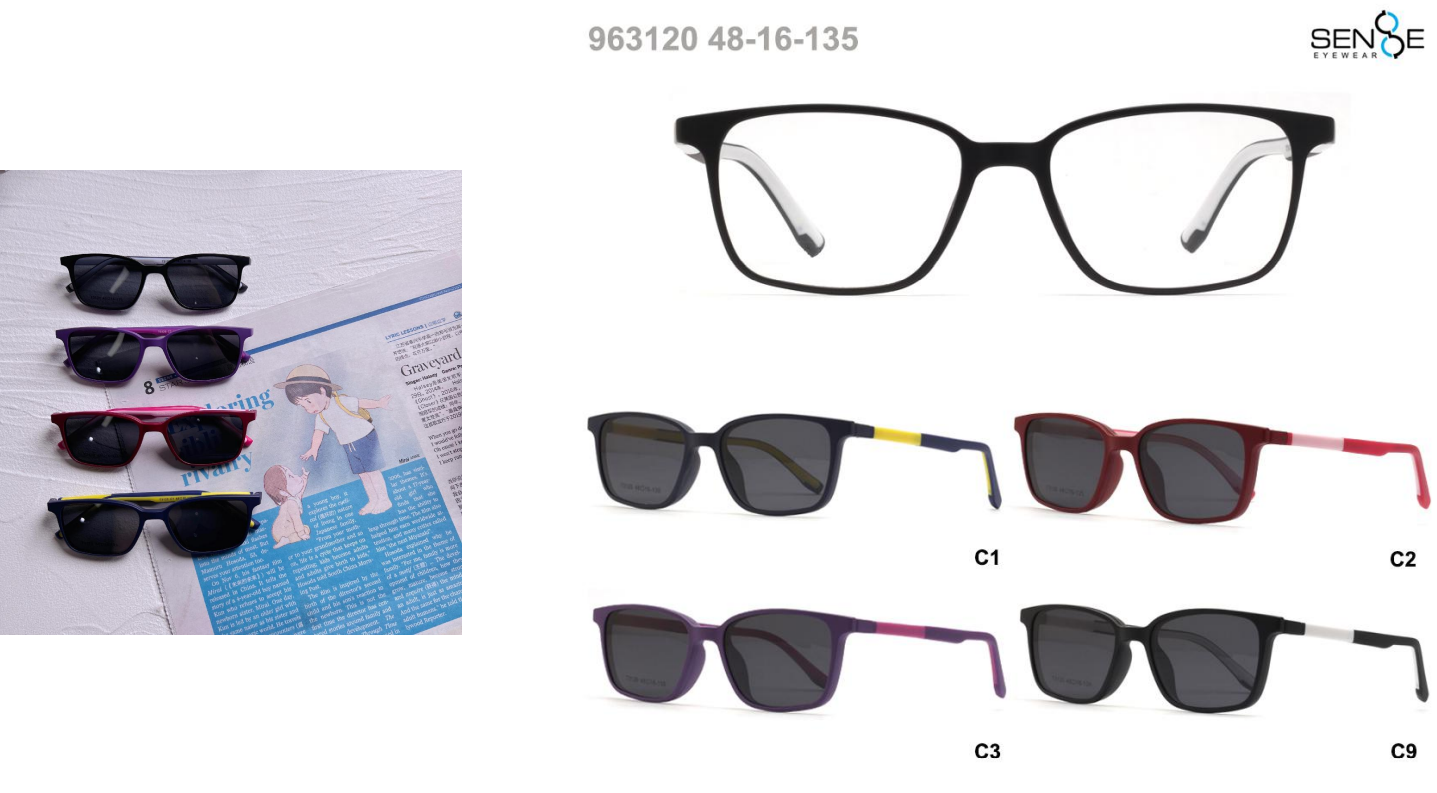 TR90 Magnetic Clip On Sunglasses TR90 Magnetic Clip On Sunglasses