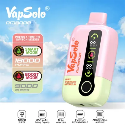Vapsolo DG 18000 Disposable Vape Adjustable Airflow