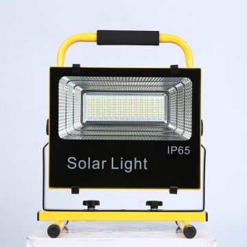 Luz de inundación solar recargable